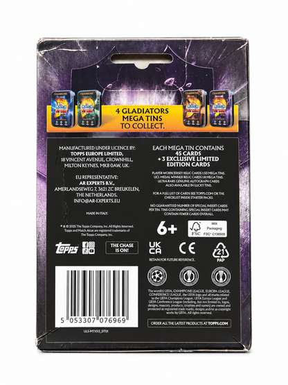 Topps Match Attax 2025/26 Gladiators Mega Tin #4 – Battlers