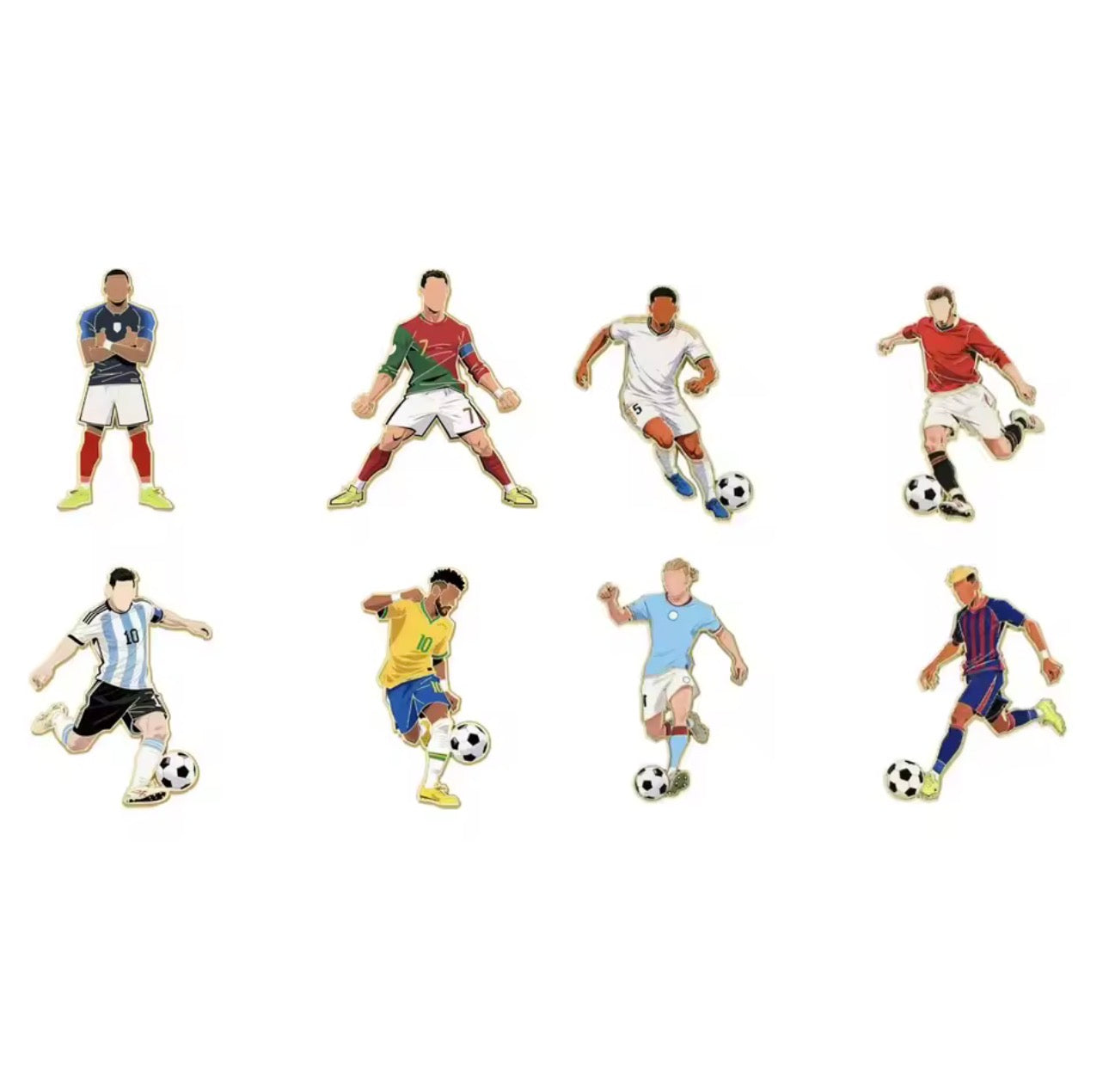 Pin de Fútbol Coleccionable – Jugadores Icónicos