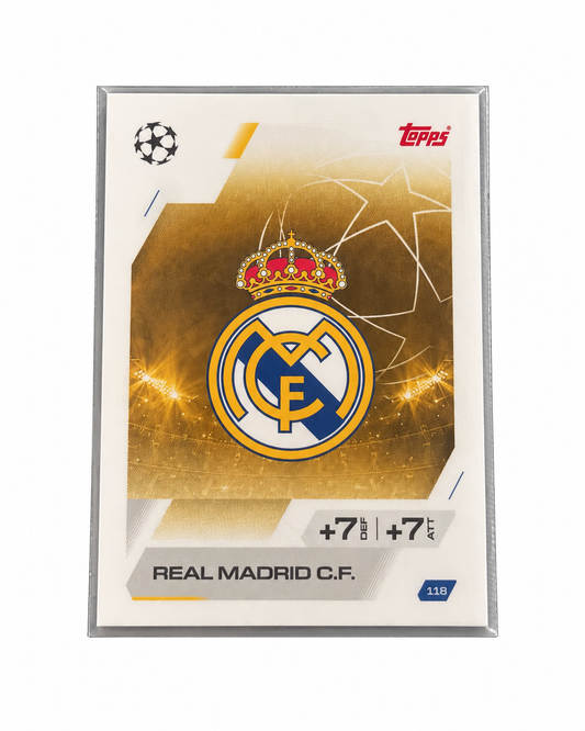 Carta Topps Match Attax 25/26 Escudo Real Madrid C.F. - Real Madrid