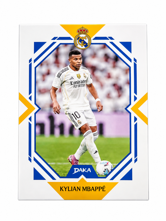 Kylian Mbappé Base A #RM-1-A – DAKA Real Madrid Top Audience 2025-26