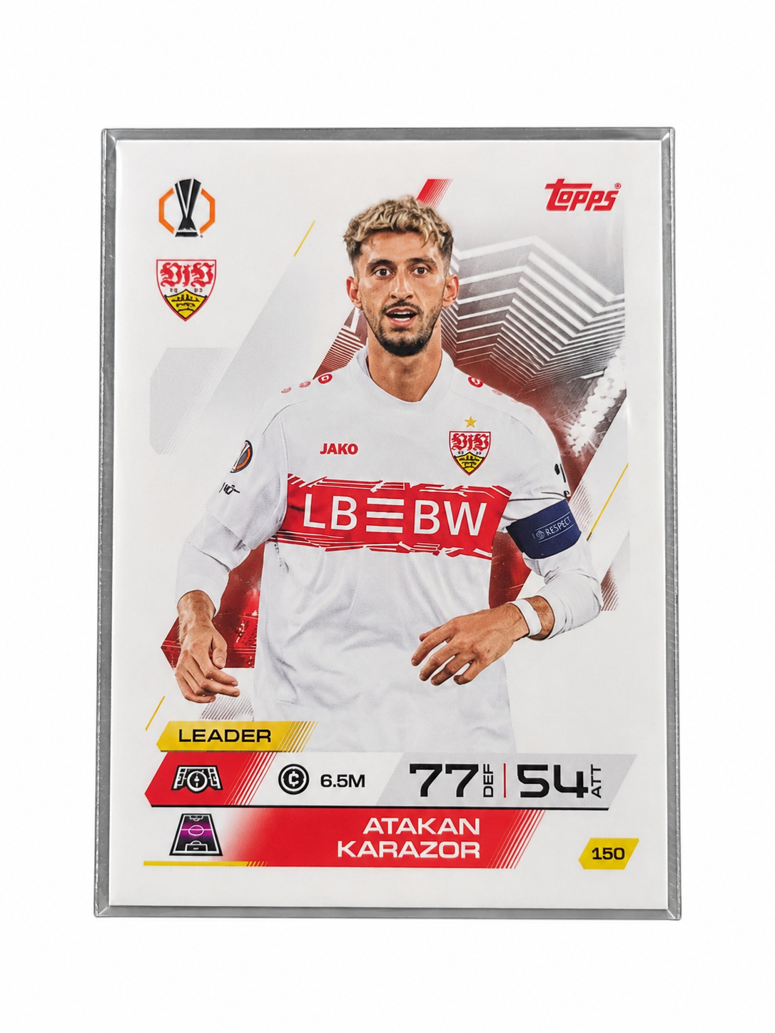 Carta Topps Match Attax 25/26 Atakan Karazor - Stuttgart - Leader