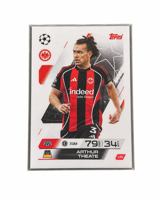 Carta Topps Match Attax 25/26 Arthur Theate - Eintracht Frankfurt