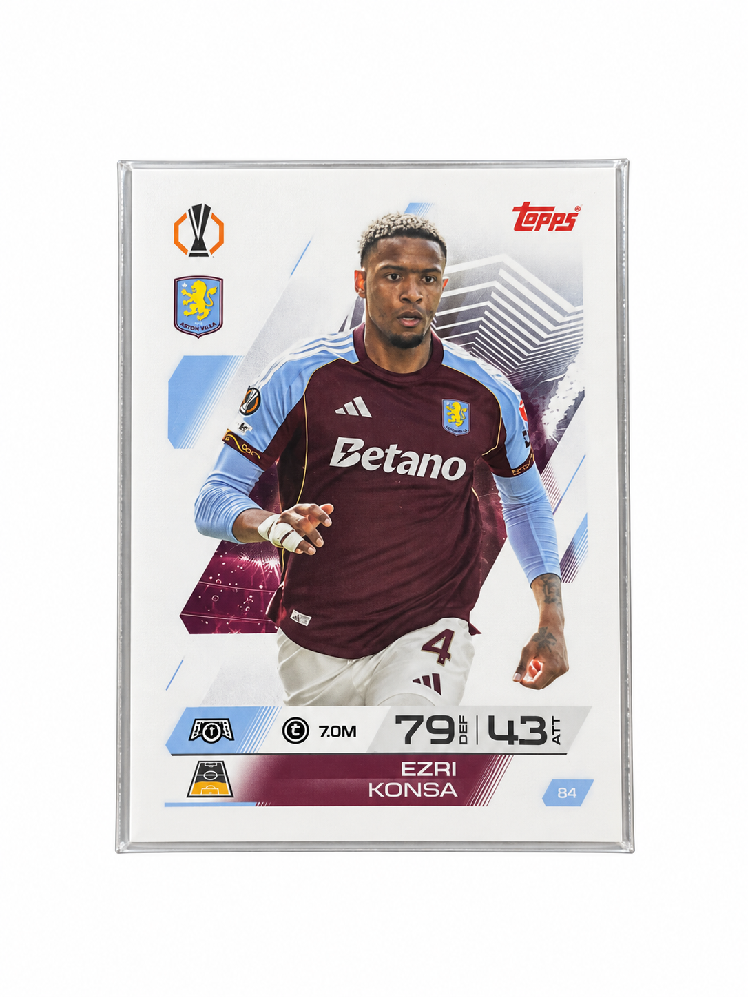 Carta Topps Match Attax 25/26 Ezri Konsa - Aston Villa