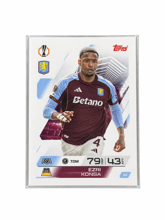 Carta Topps Match Attax 25/26 Ezri Konsa - Aston Villa