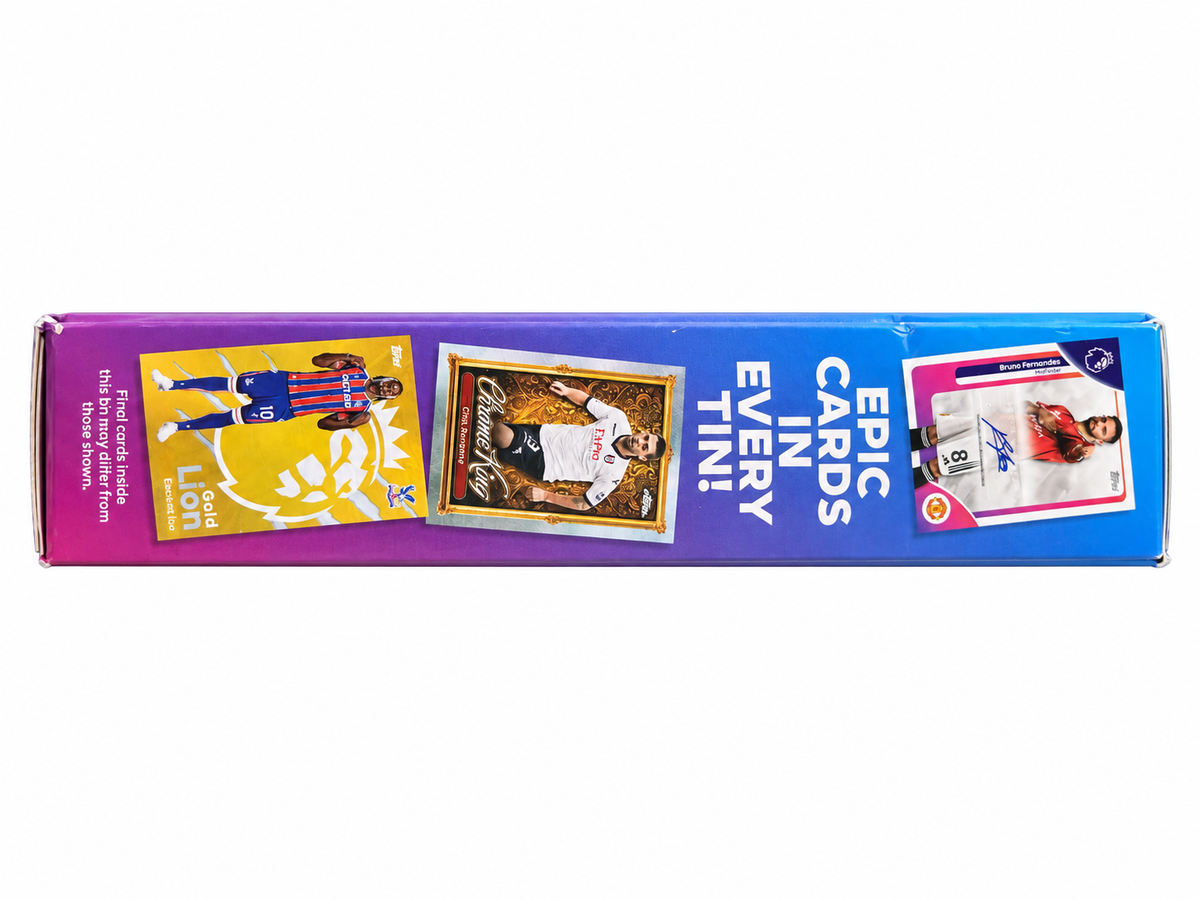 Topps Premier League 2026 Mega Tin #3 Big Game Ballers – 40 Cartas + 3 Limited Editions