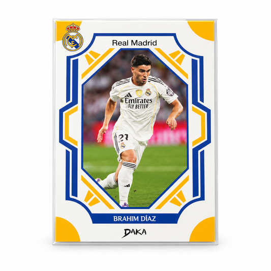 Brahim Díaz Base A #RM-3-A – DAKA Real Madrid Top Audience 2025-26
