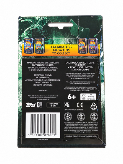 Topps Match Attax 2025/26 Gladiators Mega Tin #2 – Warriors