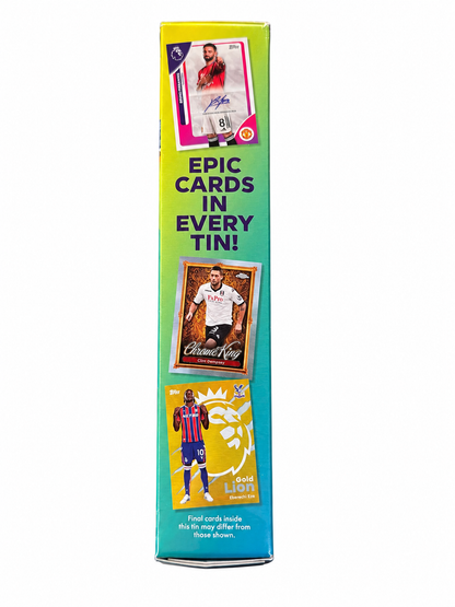 Topps Premier League 2026 Mega Tin #2 Globallers – 40 Cartas + 3 Limited Editions