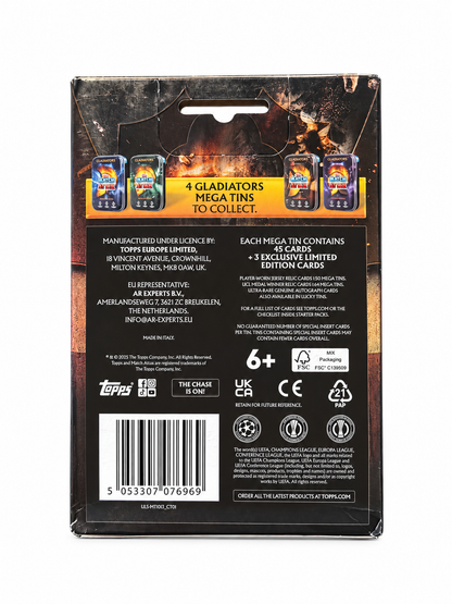 Topps Match Attax 2025/26 Gladiators Mega Tin #3 – Spartans