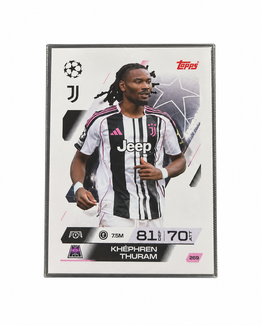 Carta Topps Match Attax 25/26 Khéphren Thuram - Juventus