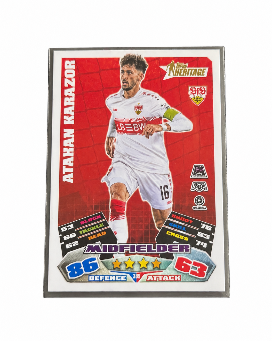 Carta Topps Match Attax 25/26 Atakan Karazor - Stuttgart - Heritage