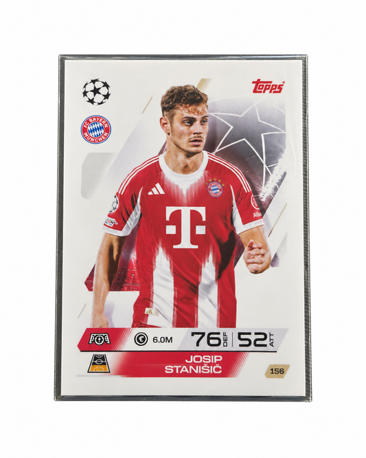 Carta Topps Match Attax 25/26 Josip Stanišić - Bayern Múnich