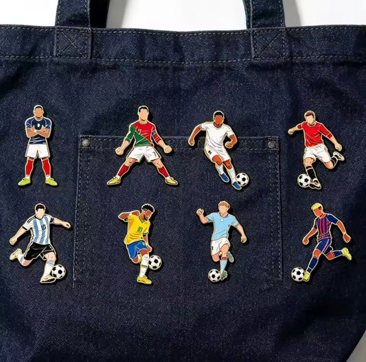 Pin de Fútbol Coleccionable – Jugadores Icónicos
