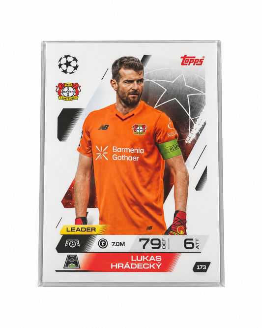 Carta Topps Match Attax 25/26 Lukáš Hrádecký - Bayer Leverkusen - Leader