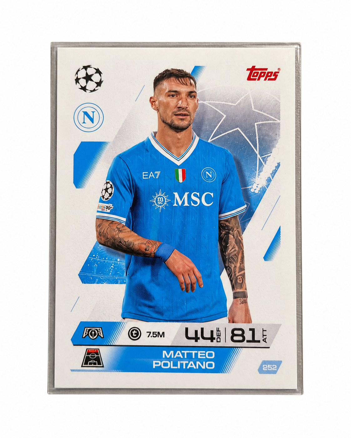 Carta Topps Match Attax 25/26 Matteo Politano - Napoli
