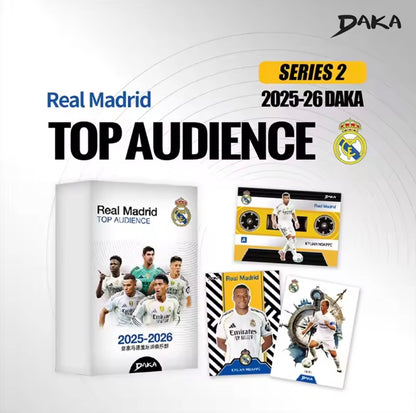 Daka Real Madrid Top Audience 2025/26 – Caja de Cartas Coleccionables