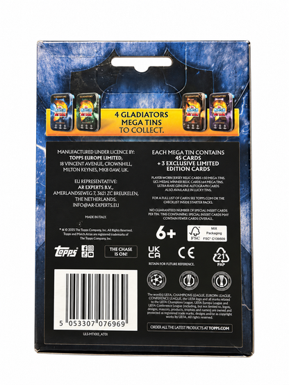Topps Match Attax 2025/26 Gladiators Mega Tin #1 – Centurions