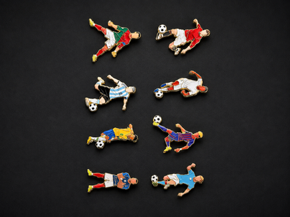 Pin de Fútbol Coleccionable – Jugadores Icónicos