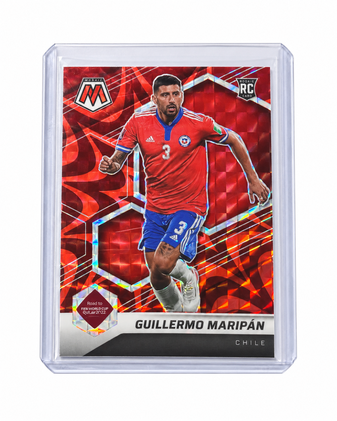 Carta Guillermo Maripán, Panini Mosaic roja