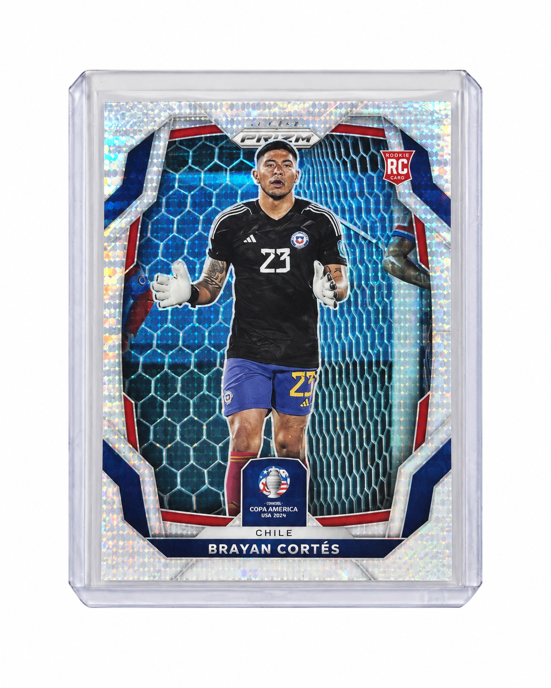Carta Brayan Cortés, Panini Prizm Copa América plateada