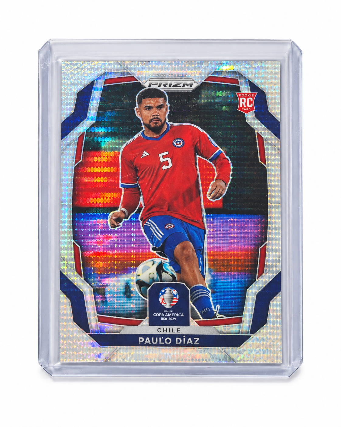 Carta Paulo Díaz, Panini Prizm Copa América plateada