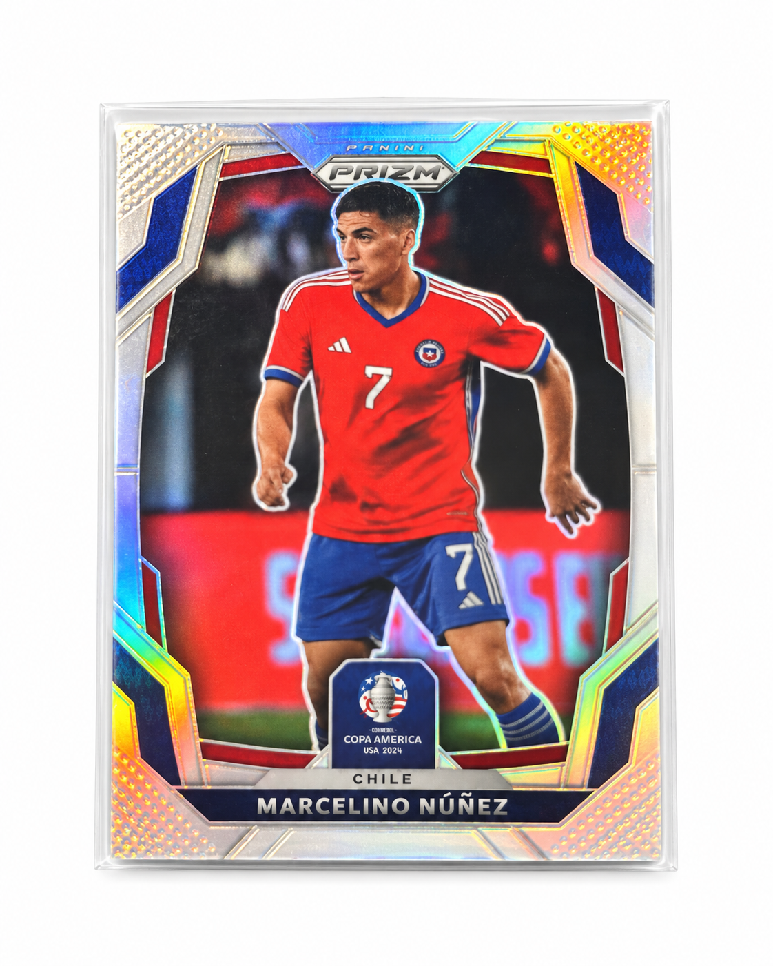 Carta Marcelino Núñez, Panini Prizm Copa América multicolor